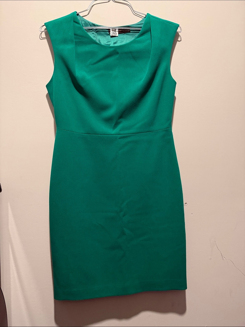 The Limited Sleeveless Emerald-Green Sheath Dress